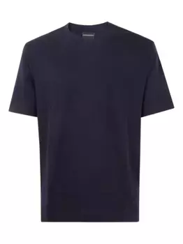 Фактурная футболка EMPORIO ARMANI, синий