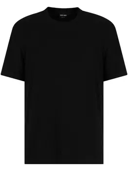 Фактурная футболка Giorgio Armani, черный