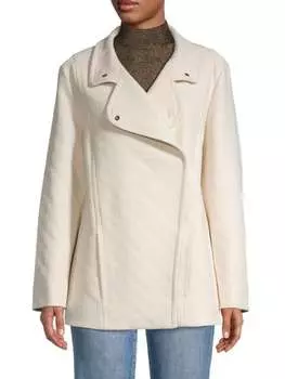 Фактурная куртка Akris Punto, chalk