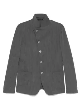 Фактурная куртка Emporio Armani, серый