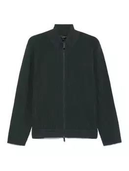 Фактурная куртка Emporio Armani, синий