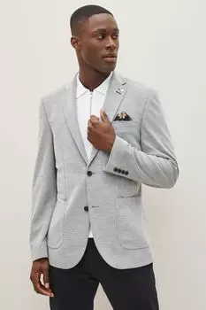 Фактурная куртка из джерси Next, серый