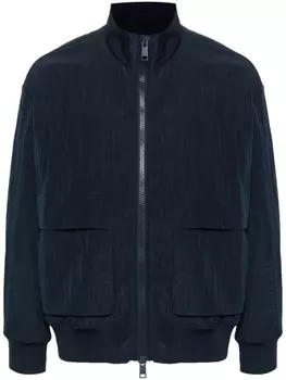 Фактурная куртка на молнии Armani Exchange, синий