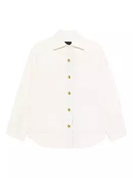 Фактурная куртка на пуговицах PINKO, белый