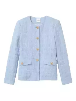 Фактурная куртка St. John, синий