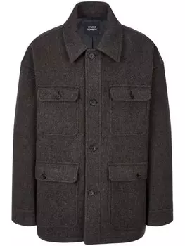 Фактурная куртка STUDIO TOMBOY, серый