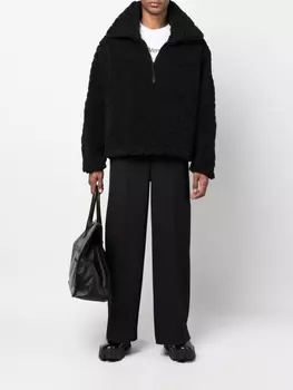 Фактурная куртка Versace, черный