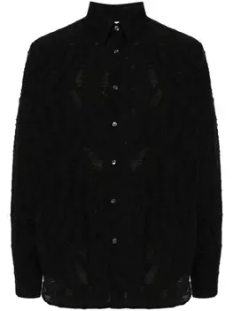 Фактурная рубашка Ace Sunflower, черный