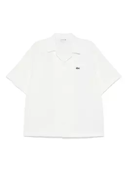 Фактурная рубашка Lacoste, белый
