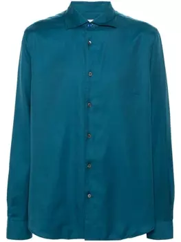 Фактурная рубашка на пуговицах Paul Smith, синий