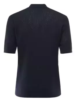 Фактурная рубашка поло Eleventy, синий