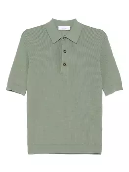 Фактурная рубашка поло Lardini, зеленый