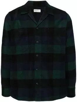 Фактурная рубашка Universal Works, синий