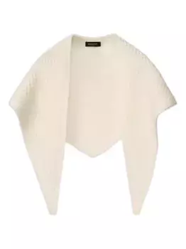 Фактурная шаль Fabiana Filippi, белый