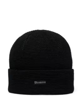 Фактурная шапка бини Pleasures, черный