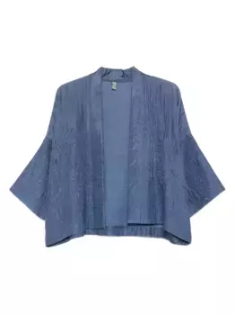 Фактурная шелковая куртка YAVI, синий