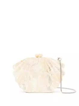 Фактурная сумка на плечо с цепочкой Isla, нейтральный цвет