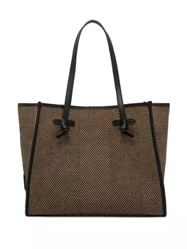 Фактурная сумка-тоут MARCELLA CLUB, коричневый