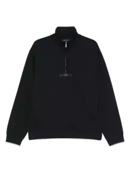 Фактурная толстовка EMPORIO ARMANI, синий