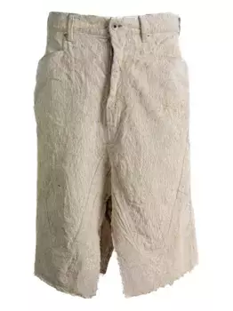Фактурная юбка с бахромой Rick Owens, нейтральный