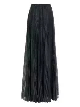 Фактурная юбка со складками Ermanno Scervino, черный