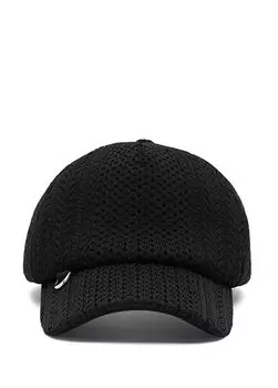 Фактурная женская шапка Jacquemus, черный