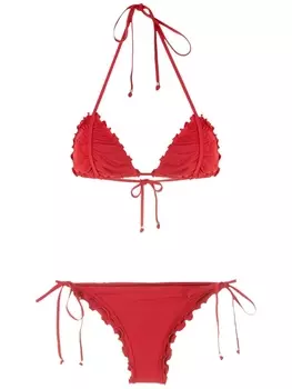 Фактурное бикини Amir Slama, красный