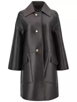 Фактурное пальто Ferragamo, черный
