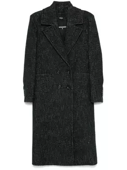 Фактурное пальто Patrizia Pepe, зеленый