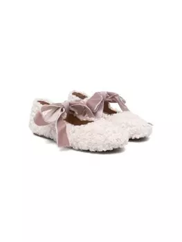 Фактурные балетки Eli1957, белый