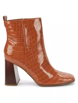 Фактурные ботильоны Pascha под крокодила Circus Ny, цвет Terra