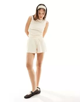 Фактурные боксеры цвета экрю ASOS