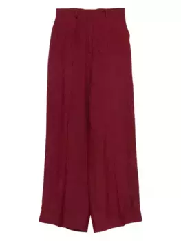 Фактурные брюки Lanvin, красный