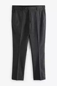 Фактурные брюки Next, серый