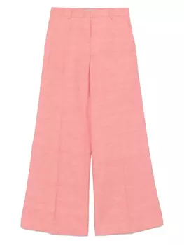 Фактурные брюки палаццо Alberto Biani, розовый