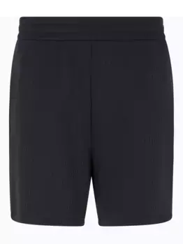 Фактурные спортивные шорты EMPORIO ARMANI, синий