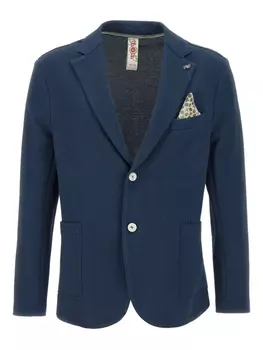 Фактурный блейзер BOB, синий