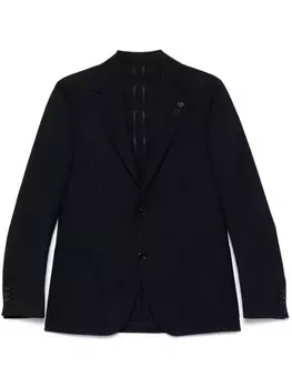 Фактурный блейзер Lardini, синий