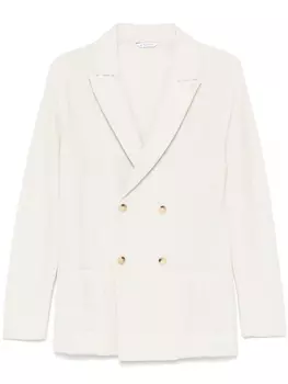 Фактурный блейзер Manuel Ritz, белый