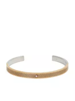 Фактурный браслет-кафф с декором Star MAISON MARGIELA, золотой