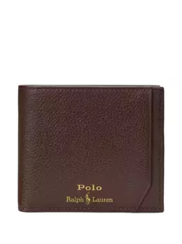 Фактурный бумажник POLO RALPH LAUREN, коричневый