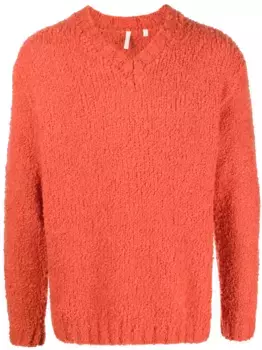 Фактурный джемпер Aske Sunflower, оранжевый