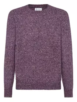 Фактурный джемпер Brunello Cucinelli, красный