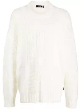 Фактурный джемпер FIVE CM, белый