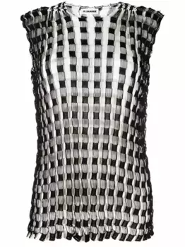 Фактурный джемпер JIL SANDER, черный