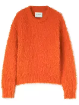 Фактурный джемпер JIL SANDER, оранжевый