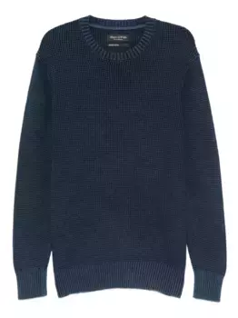 Фактурный джемпер с круглым вырезом Marc O'Polo, синий
