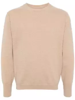 Фактурный джемпер с логотипом MAISON MARGIELA, нейтральный