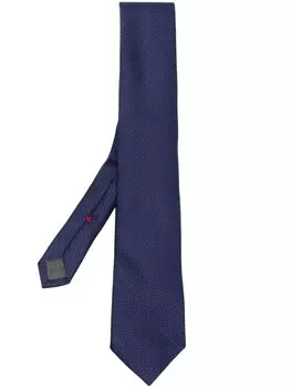 Фактурный галстук Brunello Cucinelli, синий