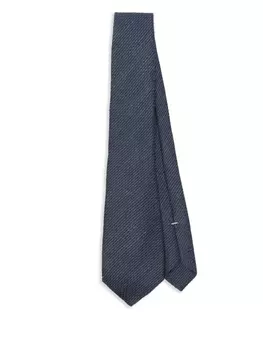 Фактурный галстук Canali, синий